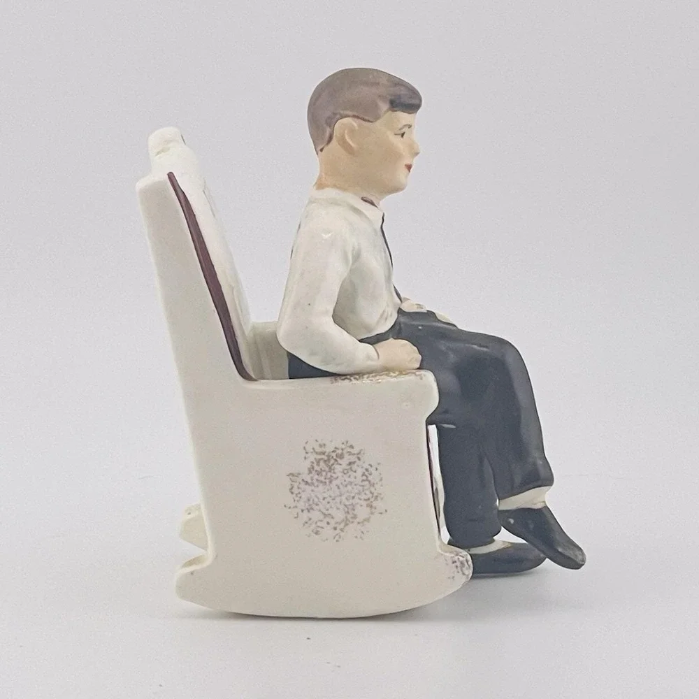 Vintage  Arrow 1962 JFK Kennedy Rocking Chair Salt & Pepper Shakers Set Japan